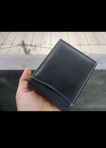 Black Chain Wallet With Multiple Pocket