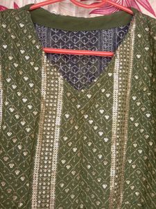 Sequence Work Full Length Kurta
