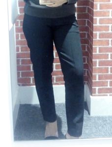 Leg Line black formal pants