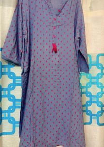 a beautiful kurta with stole