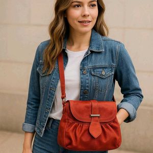 Red Crossbody Handbag