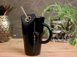 Sipper With Stainless Steel Straw