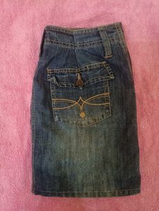Vintage Denim Skort