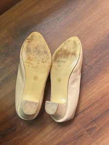 Elegant Beige Heels office or casual wear