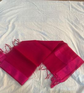 Magenta Tissue Dupatta