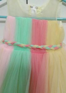 Rainbow Tulle Dress