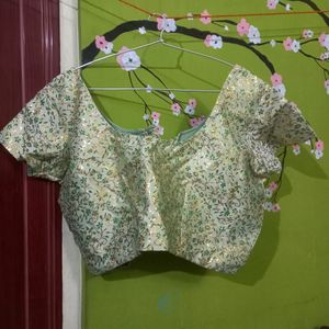 Brocade Floral Blouse