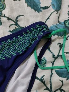 Navy &amp; Green Swim Bottom