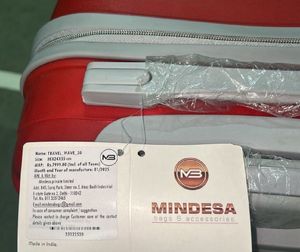 Red Mindesa Suitcase- New