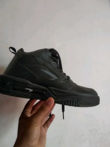 Asian Black High-Top Sneakers