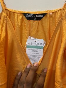 New Yellow Maxi Dress