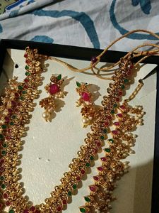 Dual Set Of Temple Jewellery