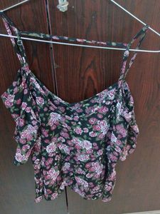 Peplum Crop Top