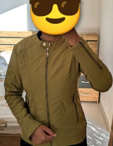 Lime Green Quilted Jacket