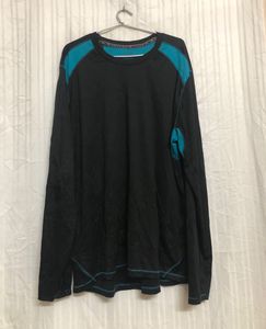 Athletic Black Long Sleeve T Shirt