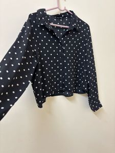 Polka Dot Crop Top