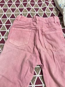Pink Shaded Mom Fit Jeans