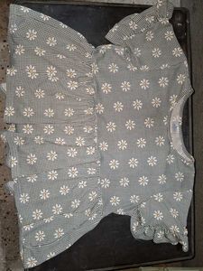 Floral Ruffle Top