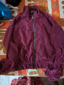 Sparkly Bomber Jacket