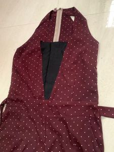 Stylish Polka Dot Jumpsuit