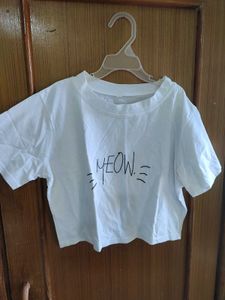 White Crop Top