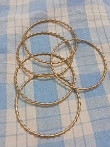 Set of 6 Gold Bangles