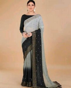 DESIGNER SAREE WITH BLOUSE PIECE (TOTALLY NEW)