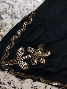 Embroidered Black Kurta