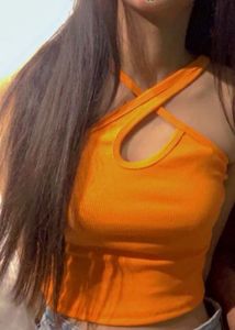 Cut Out Crop Top
