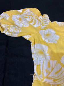 Mustard Floral Dress (women)