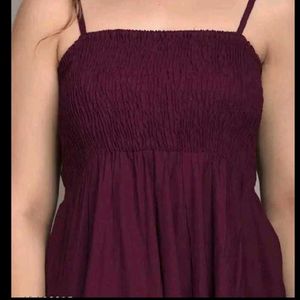 Elegant Maroon Dress