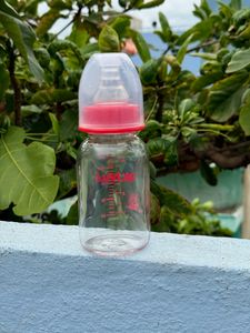 Baby Glass Feeding Bottle (125ml)