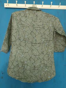 Olive Green Shirt For Girls