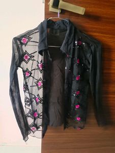 Net Partywear Shrug