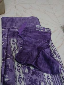 Lavender Saree