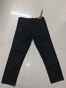 Black High waist Straight Jeans