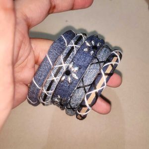Denim Bangle Set🧿