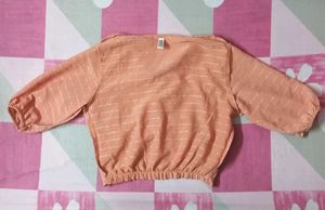 Embroidered Ruffle Blouse