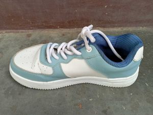 Blue &amp; White Shoes 👟👟