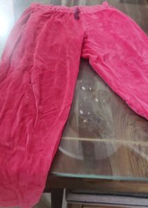Pink Velvet Pants