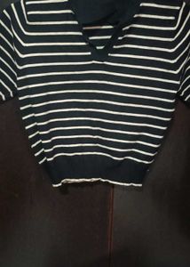Polo Neck Top