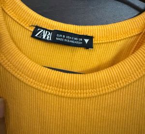 ZARA Ribbed Bodycon Dress
