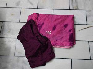 Pink Tie-Dye Saree ✨️💗