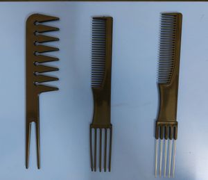 SET OF 8 HAIRCOMBS WITH PLASTIC POUCH