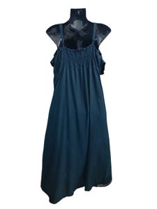 Elegant Beaded Overlay Maxi Dress Size Fit To L XL