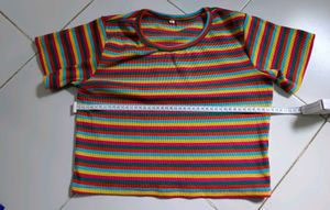 Striped Tee tshirts croptops