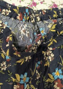 Floral Print Culottes