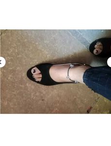 Black Slingback Heels