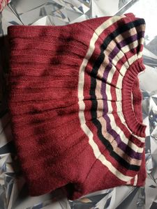 Striped Knit Mini Dress