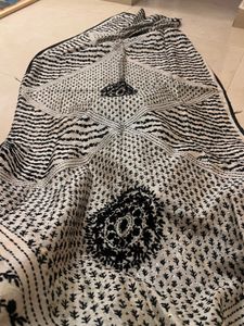 Hand Embroidered silk Dupatta